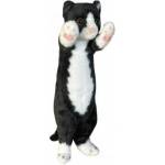 Dubi Black and white cat standing 25cm