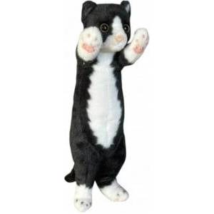 Dubi Black and white cat standing 25cm