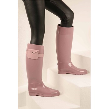 Moda Trend Дамски гумени ботуши - Сьомга #321658 (321658_Розов)