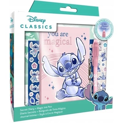 Disney Lilo & Stitch Stitch set s blokem – Zboží Dáma