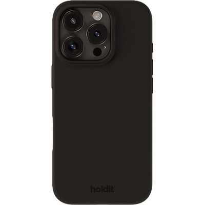 Holdit Калъф Holdit - Silicone, iPhone 16 Pro Max, черен (7330985165276)