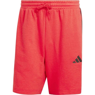 adidas športové kraťasy Essentials French Terry 3-Stripes shorts IC9438 Červená