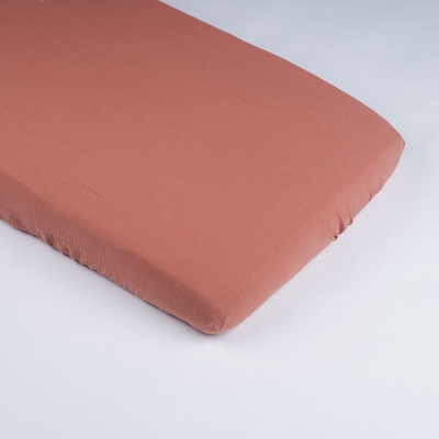 Tulimese Prostěradlo mušelínové lososové 60x120