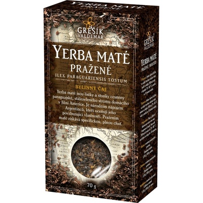 Grešík Čaje 4 světadílů čaje nečaje Yerba maté pražené 70 g