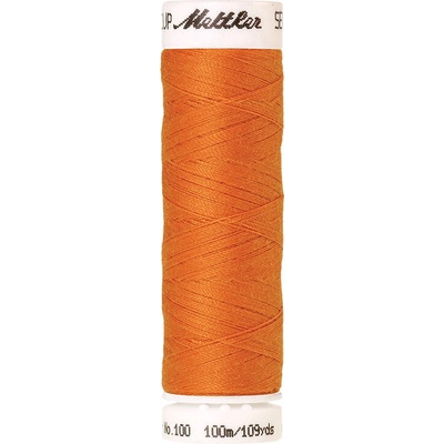 Nitě SERALON 100m na univerzální šití, polyester AMANN Mettler - více barev 6677: 0122 zlatá oranžová