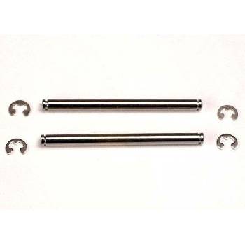 Traxxas Suspension pins, 44mm (2) w/ E-clips, TRX2640 (TRX2640)