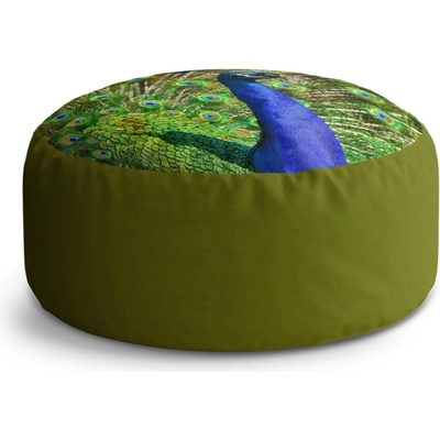 Sablio Taburet Circle Páv: 38x48 cm