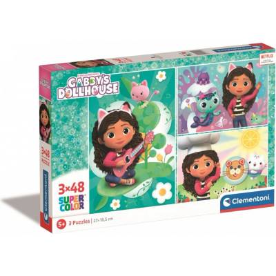 Clementoni - Puzzle 3x48 Gabi's magical house - 40 - 99 piese