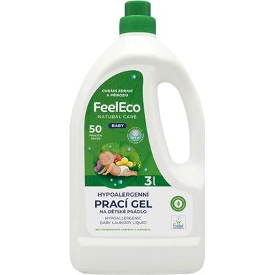 Feel Eco Prací gel na dětské prádlo vegan 3000 ml
