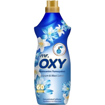 Mr. oxy, Концентриран омекотител - Лилиум & Син лотос, 60 изпирания, 1440мл