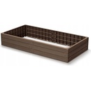 Prosperplast Vyvýšený záhon BASE WOODY antracit 149,2 cm