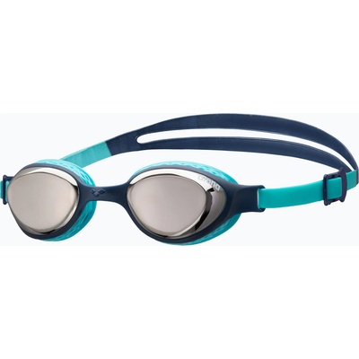 Детски очила за плуване arena Air Jr Mirror silver/navy/water