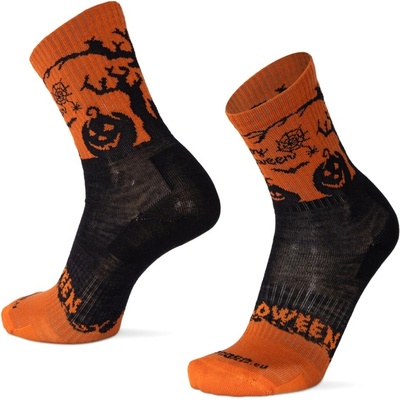 Moose Merino ponožky Beskyd 2Halloween oranžová