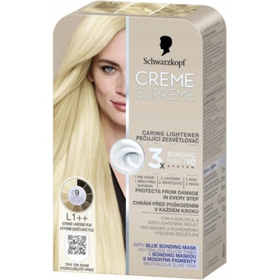Schwarzkopf Creme Supreme Zesvětlovač vlasů L1++ Extrémní zesvětlovač plus