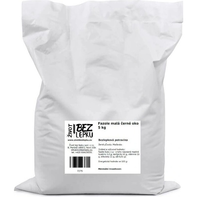 Život bez lepku Fazuľa malá čierne oko 5 kg