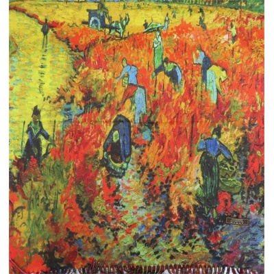 Bavlissimo šála Vincent van Gogh The červená Vineyard