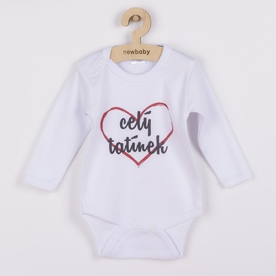 NEW BABY Body s potiskem New Baby celý tatínek