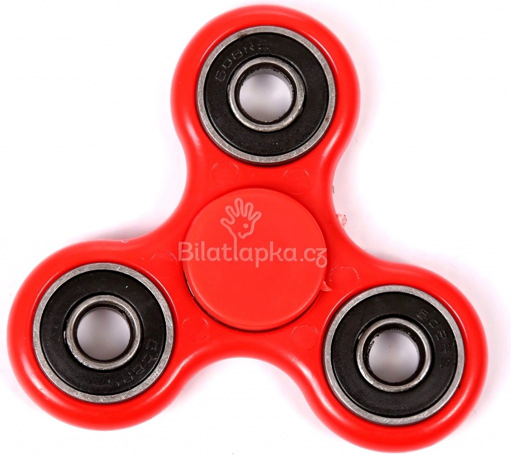 Fidget spinner červený