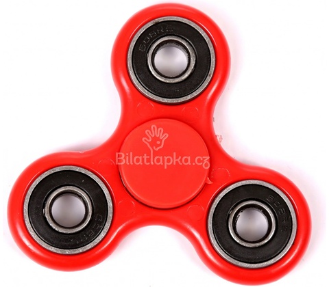 Fidget spinner červený