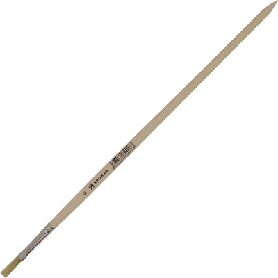 Umělecký štětec, plochý 6, S 8231/ 101 nelakovanývaný