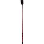 Devil Sticks Leather Stick with Neon Strip & Nubuck Leather Top 72cm Red