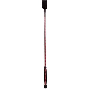 Devil Sticks Leather Stick with Neon Strip & Nubuck Leather Top 72cm Red