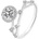 Silenti Jewelry Сребърен пръстен "Съвест" - 6 - 52мм (16.6мм диам. )