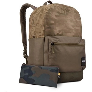 Case Logic Founder CCAM2126 olivově hnědý se vzorem