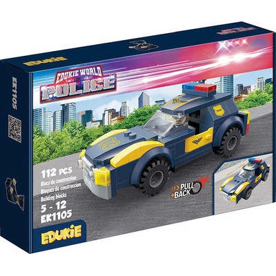 Edukie policejní auto na zpětný chod 112 ks – Hledejceny.cz