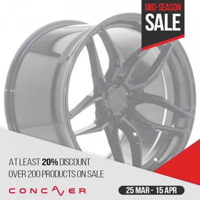 CONCAVER CVR3 9x22 BLANK ET10-54 matt black