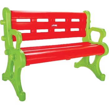 Pilsan Детска пейка Pilsan - 73 x 106 x 50 cm, червена/зелена (100323)