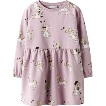 NAME IT Рокля nmfrogia ls sweat dress bru