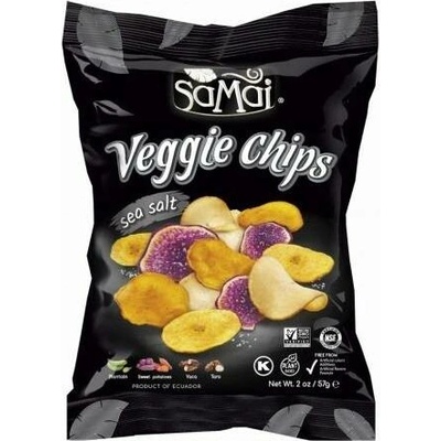 Samai Rainforest zeleninové chipsy mořskou solí 57g