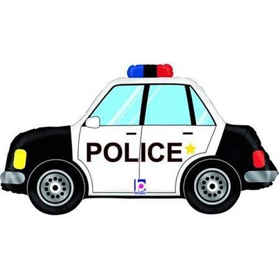 Grabo Nafukovací balónek policejní auto 86 cm