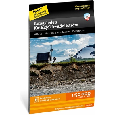 Kungsleden: Kvikkjokk–Adolfström 1:50 000 - turistická mapa