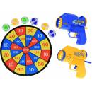 Mikro trading Terč na suchý zip s pistolemi a míčky