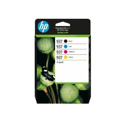HP Compaq HP 937 4-Pack CMYK(4) Original Ink Cartridge - 6C400NE#LS1
