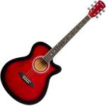 Pasadena PGC-10 Red Burst Джъмбо китара