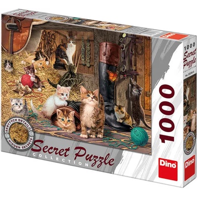 Dino - Puzzle SECRET COLLECTION: Cats - 1 000 piese