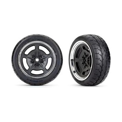 Traxxas колело 1.9", джанта хромирана, гума Reponse (предна) (2)