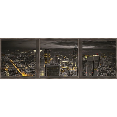 Preinterier FT0360 Fototapeta na stenu Nočné mesto - okno vlies 620cm x 219cm