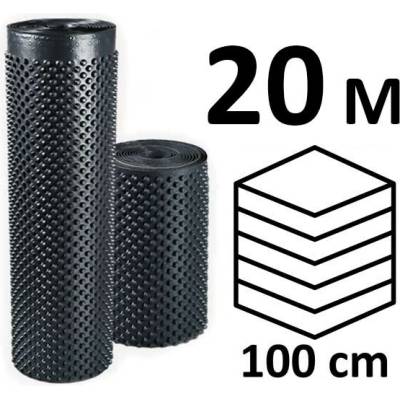 Nopová fólie do vyvýšených záhonů výška 100 cm x 20 m