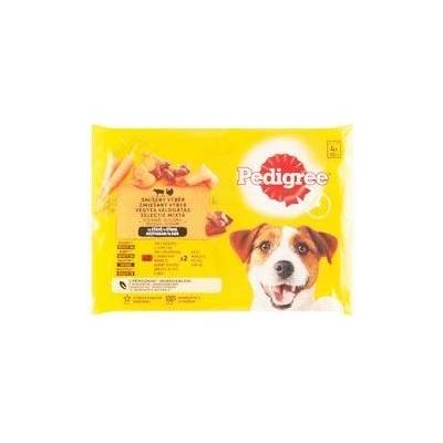 Pedigree Adult hovězí & králik & krůta & mrkev 4 x 100 g
