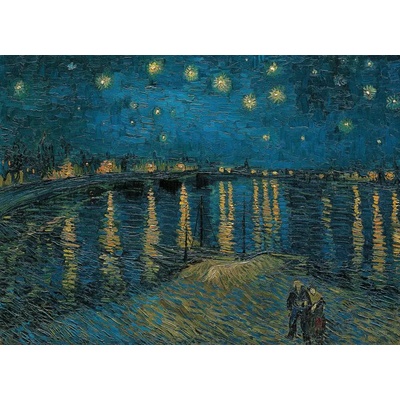 Clementoni - Puzzle Vincent van Gogh: Starry Night Over the Rhone - 1 000 piese