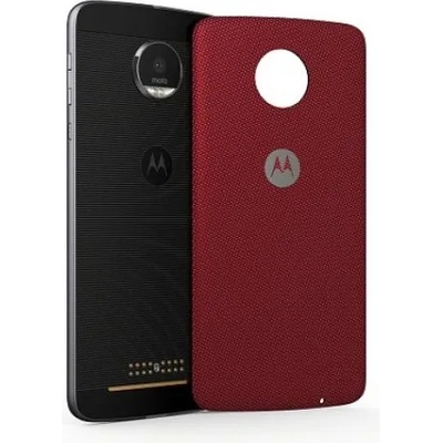 Motorola Moto z back cover crimson nylo
