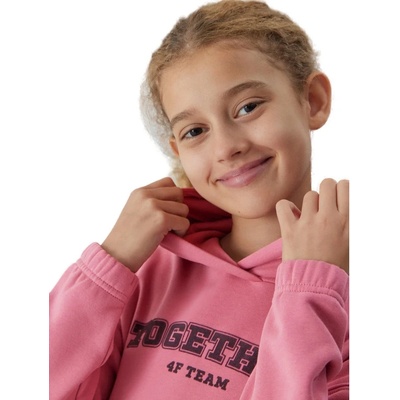 4F mikina 4FJAW23TSWSF639 Ružová