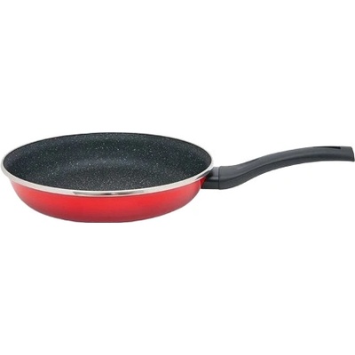 METALAC Granite induction, smaltovaná panvica 24 cm, červená