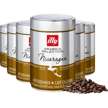 illy Кафе на зърна Illy Nicaragua 250гр 6 бр