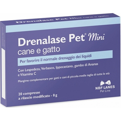 NBF Lanes drenalase pet Mini pes a kočka odvodnění tekutin 20 tbl