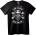 NOONEBRAND Тениска Живей, за да караш Skull 1986 - S, White
